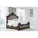  Size_Queen  -- Maylee Upholstered Panel Bed IMAGE 5