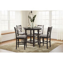 Signature Design by Ashley Langwest D422-223 Dining Room Counter Table Set IMAGE 3