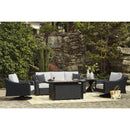  Signature Design by Ashley Beachcroft P792-821 Swivel Lounge Chair IMAGE 8
