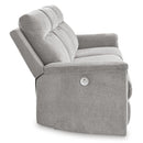  Manufacturer Color_Ash  -- Barnsana Power Reclining Fabric Sofa IMAGE 4