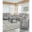  Manufacturer Color_Ash  -- Barnsana Power Reclining Fabric Loveseat with Console IMAGE 10