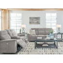  Manufacturer Color_Ash  -- Barnsana Power Reclining Fabric Loveseat with Console IMAGE 9