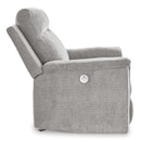  Manufacturer Color_Ash  -- Barnsana Power Rocker Fabric Recliner IMAGE 4