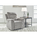  Manufacturer Color_Ash  -- Barnsana Power Rocker Fabric Recliner IMAGE 6