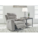  Manufacturer Color_Ash  -- Barnsana Power Rocker Fabric Recliner IMAGE 7