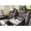  Manufacturer Color_Shadow  -- Fyne Dyme Power Reclining Leather Look Sofa IMAGE 9