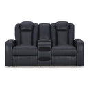  Fyne-Dyme 3660318 Power Reclining Loveseat with Console and Adjustable Headrest IMAGE 3