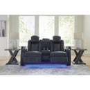  Fyne-Dyme 3660318 Power Reclining Loveseat with Console and Adjustable Headrest IMAGE 7