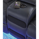  Fyne-Dyme 3660318 Power Reclining Loveseat with Console and Adjustable Headrest IMAGE 8