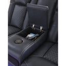  Fyne-Dyme 3660318 Power Reclining Loveseat with Console and Adjustable Headrest IMAGE 9
