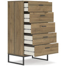  Signature Design by Ashley Deanlow EB1866-245 Five Drawer Chest IMAGE 2