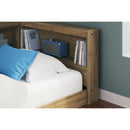  Size_Twin  -- Deanlow Bookcase Bed with Storage IMAGE 6