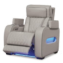  Manufacturer Color_Grey  -- Boyington Power Leather Match Recliner IMAGE 2