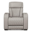  Manufacturer Color_Grey  -- Boyington Power Leather Match Recliner IMAGE 3