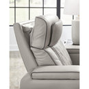  Manufacturer Color_Grey  -- Boyington Power Reclining Leather Match Sofa IMAGE 10