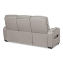  Manufacturer Color_Grey  -- Boyington Power Reclining Leather Match Sofa IMAGE 5