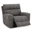  Manufacturer Color_Slate  -- Next Gen DuraPella Power Leather Look Recliner IMAGE 2
