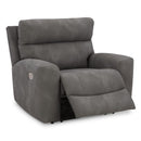  Manufacturer Color_Slate  -- Next Gen DuraPella Power Leather Look Recliner IMAGE 3