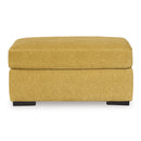  Manufacturer Color_Sunflower  -- Keerwick Fabric Ottoman IMAGE 2