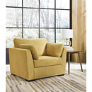  Manufacturer Color_Sunflower  -- Keerwick Stationary Fabric Chair IMAGE 5