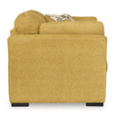  Manufacturer Color_Sunflower  -- Keerwick Stationary Fabric Loveseat IMAGE 3