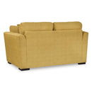  Manufacturer Color_Sunflower  -- Keerwick Stationary Fabric Loveseat IMAGE 4