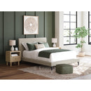  Size_Queen  -- Cielden B1199-81 Queen Upholstered Bed with Roll Slats IMAGE 6