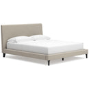  Size_California King  -- Cielden B1199-94 California King Upholstered Bed with Roll Slats IMAGE 1