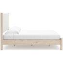  Cadmori B2615B7 King Upholstered Panel Bed IMAGE 3