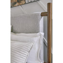  Size_Queen  -- Lyncott Upholstered Panel Bed IMAGE 6