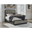  Size_Queen  -- Rowanbeck Upholstered Panel Bed IMAGE 5