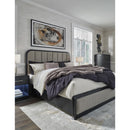  Rowanbeck B821B4 King Upholstered Panel Bed IMAGE 10
