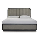  Rowanbeck B821B4 King Upholstered Panel Bed IMAGE 2