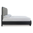  Rowanbeck B821B4 King Upholstered Panel Bed IMAGE 3