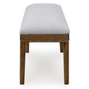  Signature Design by Ashley Lyncott D615-00 Large Upholstered Dining Room Bench IMAGE 3