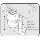  KitchenAid 1 HP Continuous Feed Waste Disposer KCDS100T IMAGE 2