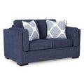  Manufacturer Color_Navy  -- Evansley Stationary Fabric Loveseat IMAGE 1