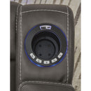  Manufacturer Color_Shadow  -- Feazada Power Leather Look Recliner IMAGE 11
