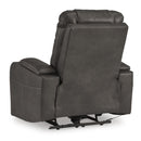  Manufacturer Color_Shadow  -- Feazada Power Leather Look Recliner IMAGE 6