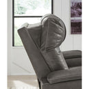  Manufacturer Color_Shadow  -- Feazada Power Leather Look Recliner IMAGE 9