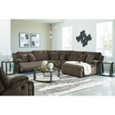  Manufacturer Color_Chocolate  -- Top Tier Rocker Fabric Recliner IMAGE 11