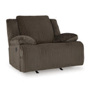  Manufacturer Color_Chocolate  -- Top Tier Rocker Fabric Recliner IMAGE 1