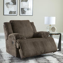  Manufacturer Color_Chocolate  -- Top Tier Rocker Fabric Recliner IMAGE 9