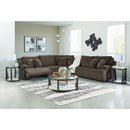  Manufacturer Color_Chocolate  -- Top Tier Reclining Fabric 5 pc Sectional IMAGE 5