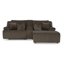  Manufacturer Color_Chocolate  -- Top Tier Reclining Fabric Sofa IMAGE 1