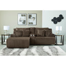  Manufacturer Color_Chocolate  -- Top Tier Reclining Fabric Sofa IMAGE 2