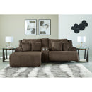  Manufacturer Color_Chocolate  -- Top Tier Reclining Fabric Sofa IMAGE 3