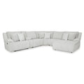  Manufacturer Color_Alloy  -- Top Tier 92706S1 6 pc Reclining Sectional with Chaise IMAGE 1