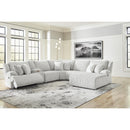  Manufacturer Color_Alloy  -- Top Tier 92706S1 6 pc Reclining Sectional with Chaise IMAGE 4