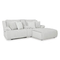  Manufacturer Color_Alloy  -- Top Tier 92706S4 3 pc Reclining Sectional Sofa with Chaise IMAGE 1
